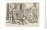 Paul healed a lame by Cornelis Bos