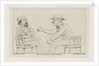 Two seated men talking by Louis Charles Hora Siccama