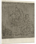 Three men around a table by Jabes Heenck