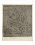 Three men around a table by Jabes Heenck