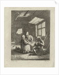 Peasant interior (first version) by Jabes Heenck