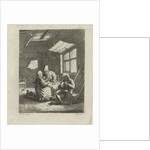 Peasant interior (first version) by Jabes Heenck