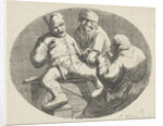 Merry peasant party by Cornelis A. Hellemans