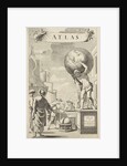 Merchants at a statue of Atlas by Reinier & Josua Ottens