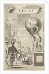Merchants at a statue of Atlas by Reinier & Josua Ottens