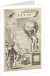 Merchants at a statue of Atlas by Reinier & Josua Ottens