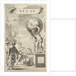 Merchants at a statue of Atlas by Reinier & Josua Ottens