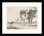 Cow standing in pasture by Johannes Christiaan Janson