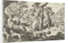 Deer Hunting, Egbert Jansz., Antonio Tempesta by Johann Theodor and Johann Israel de Bry