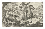 Deer Hunting, Egbert Jansz., Antonio Tempesta by Johann Theodor and Johann Israel de Bry