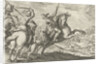 Lion Hunt, Egbert Jansz., Antonio Tempesta by Johann Theodor and Johann Israel de Bry