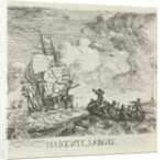Stormy water with various boats by Hendrik Kobell