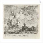 Stormy water with various boats by Hendrik Kobell