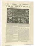 Feast given by William III on March 1, 1672 in honor of his appointment as captain-general by Francoys Palm