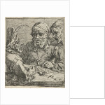 Three men in conversation by Marcellus Laroon I