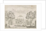 Orangery Honselersdijk, seen from the park by Pieter Loofs