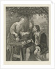 Young woman offers a man a glass of wine by Jacob Ernst Marcus