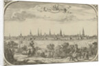 View of the city of Hamburg, Germany by Adriaen Oudendijck
