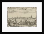View of the city of Hamburg, Germany by Adriaen Oudendijck