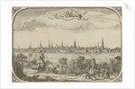View of the city of Hamburg, Germany by Adriaen Oudendijck