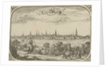 View of the city of Hamburg, Germany by Adriaen Oudendijck