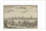 View of the city of Hamburg, Germany by Adriaen Oudendijck