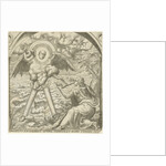 John receives the sacred writings of an angel by Gerard P. Groenning