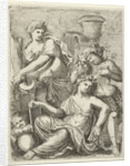 Ceres, Bacchus and Venus by Pieter van der Plas II