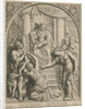 Judgment of Solomon, Hubert Quellinus by Arnoldus Montanus