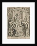 Judgment of Solomon, Hubert Quellinus by Arnoldus Montanus