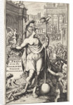 Personification of the city of Rome by Adriaen Schoonebeek