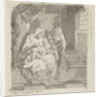 Holy Family in an Interior by Aert Schouman