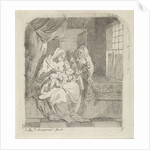 Holy Family in an Interior by Aert Schouman