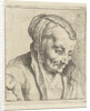 Portrait of an old woman by Peter Snijers