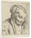 Portrait of an old woman by Peter Snijers