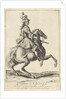 Equestrian Portrait of King Christian V of Denmark and Norway by Nicolaes Visscher II