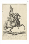 Equestrian Portrait of King Christian V of Denmark and Norway by Nicolaes Visscher II