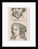 Heads of a man and woman, Augustinus Terwesten I by Anthony van Dyck