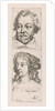 Heads of a man and woman, Augustinus Terwesten I by Anthony van Dyck