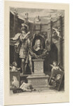 Portrait of Archduke Archduke Leopold Wilhelm of Austria as an art collector by landvoogd der Zuidelijke Nederlanden Leopold Willem