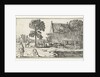 Horseman on path along a farm by Claes Jansz. Visscher II