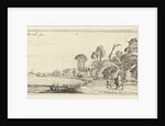 Hikers on a road at Hillegom by Esaias van de Velde