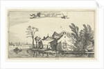 Farm with dovecote on a river by Claes Jansz. Visscher II