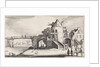 Tollhouse with wooden bridge over the river by Jan van de Velde II