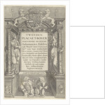 Altar with allegorical figures by Raad van Vlaanderen