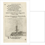 Mosquitoes around a candle by Arnold Houbraken