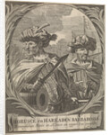 Portraits of Horusce and Hareaden Barbarossa, Barbary pirates by Ignatius Lux