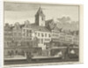 View of the Orphanage, the Reguliers Church and Korenmarkt Utrecht by Caspar Jacobsz. Philips