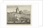 View of the Orphanage, the Reguliers Church and Korenmarkt Utrecht by Caspar Jacobsz. Philips