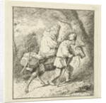 Flight into Egypt by Rembrandt Harmensz. van Rijn